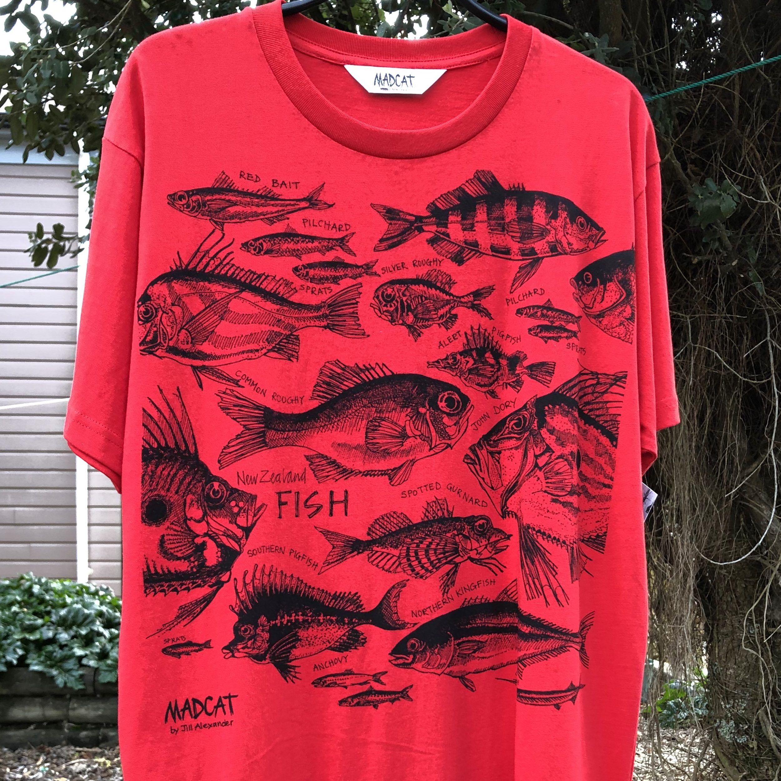 New Zealand Fish T Shirt for Men MADCAT
