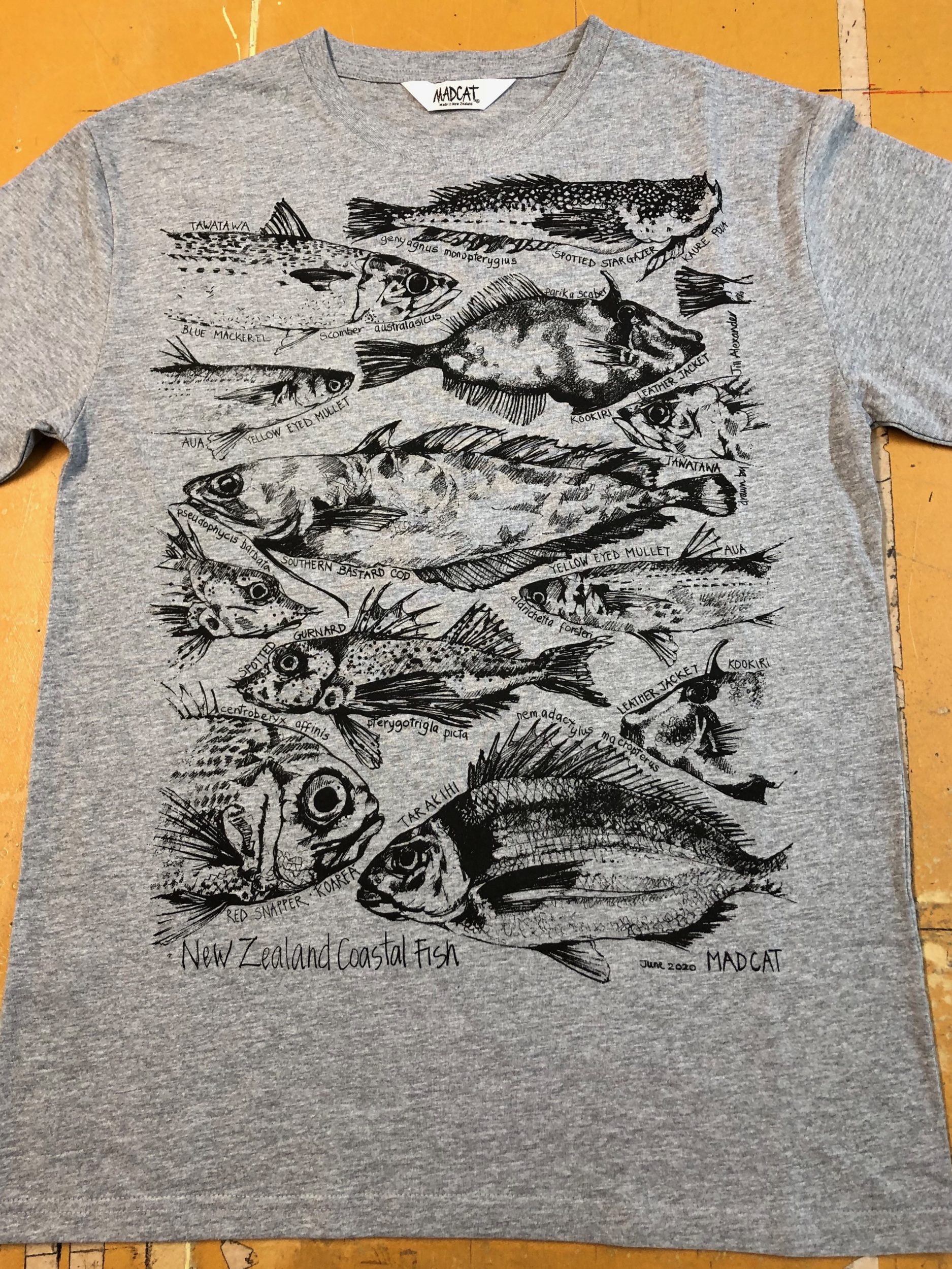 New Zealand Fish T Shirt for Men
